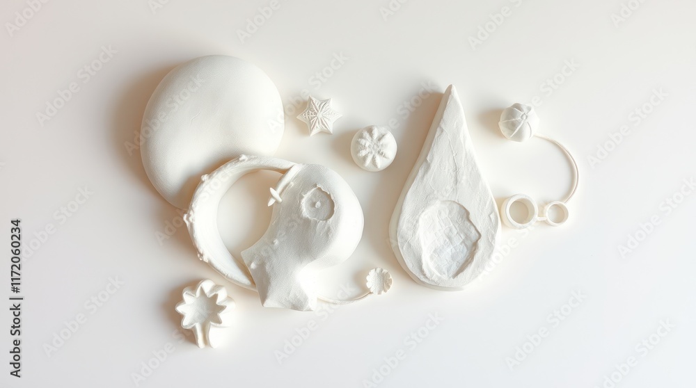 pearl necklace on a white background pearl necklace on a white background