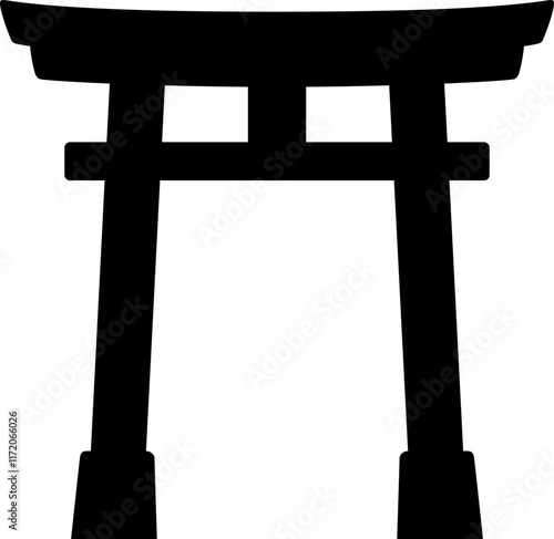 神社を案内する標識