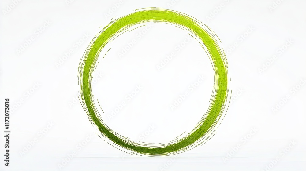 A simple green circular shape on a white background, symbolizing nature and sustainability. A simple green circular shape on a white background, symbolizing nature and sustainability.