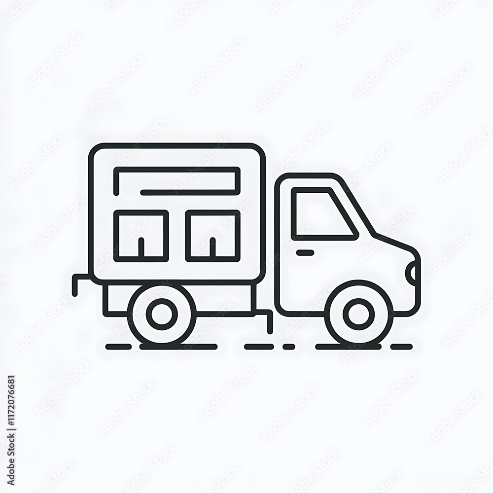 truck icon vector illustration truck icon vector illustration