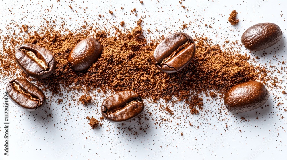 Roasted Coffee Beans and Ground Coffee: Aromatic Brew Roasted Coffee Beans and Ground Coffee: Aromatic Brew