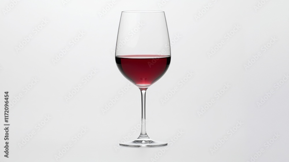 88.A simple, elegant red wine glass filled with wine on a white background, highlighting the vibrant red color and clarity of the wine; soft reflections on the glass add a refined touch, focusing 88.A simple, elegant red wine glass filled with wine on a white background, highlighting the vibrant red color and clarity of the wine; soft reflections on the glass add a refined touch, focusing