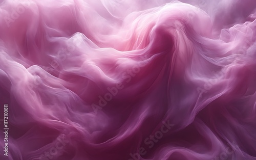 Abstract pink and purple fabric swirls. photo