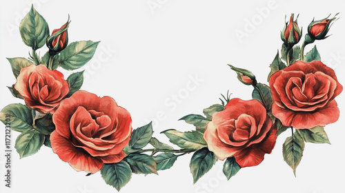 Wallpaper Mural Elegant wedding invitation card background vector. Minimal hand painted watercolor botanical flowers texture template background. Design for wedding, vip cover, poster, rsvp moderncard.Valentine's Day Torontodigital.ca