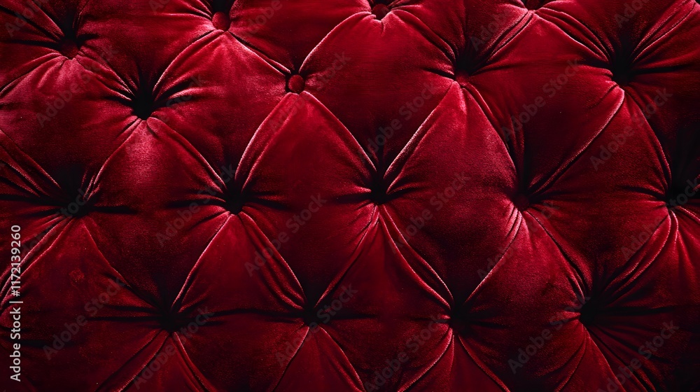 A deep red velvet texture with subtle lighting and a clear space in the middle for text