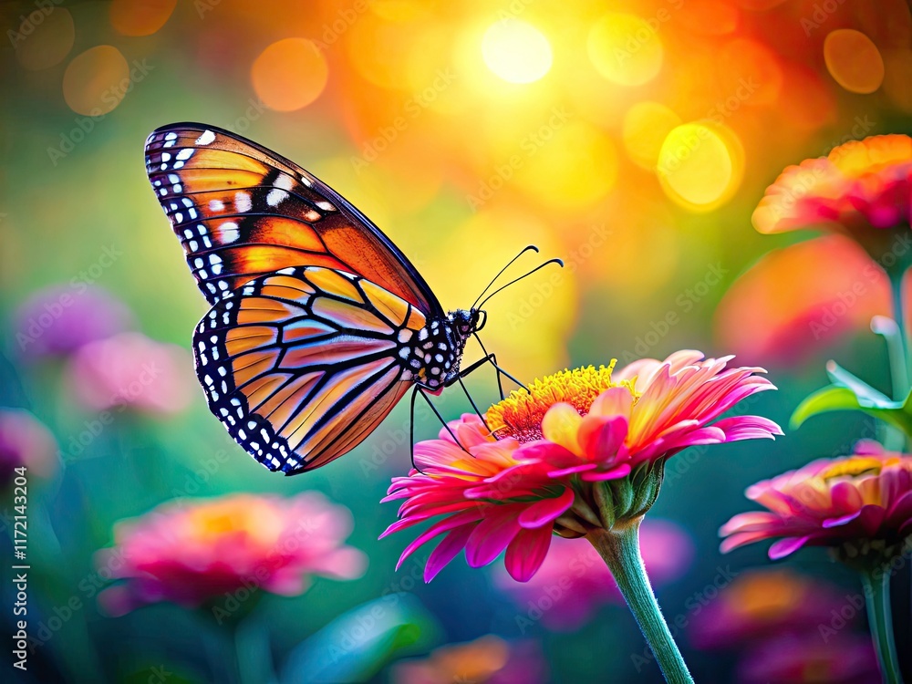 High-resolution AI butterfly photos. Vibrant flowers. Colorful, stunning imagery. Perfect for print. High-resolution AI butterfly photos. Vibrant flowers. Colorful, stunning imagery. Perfect for print.