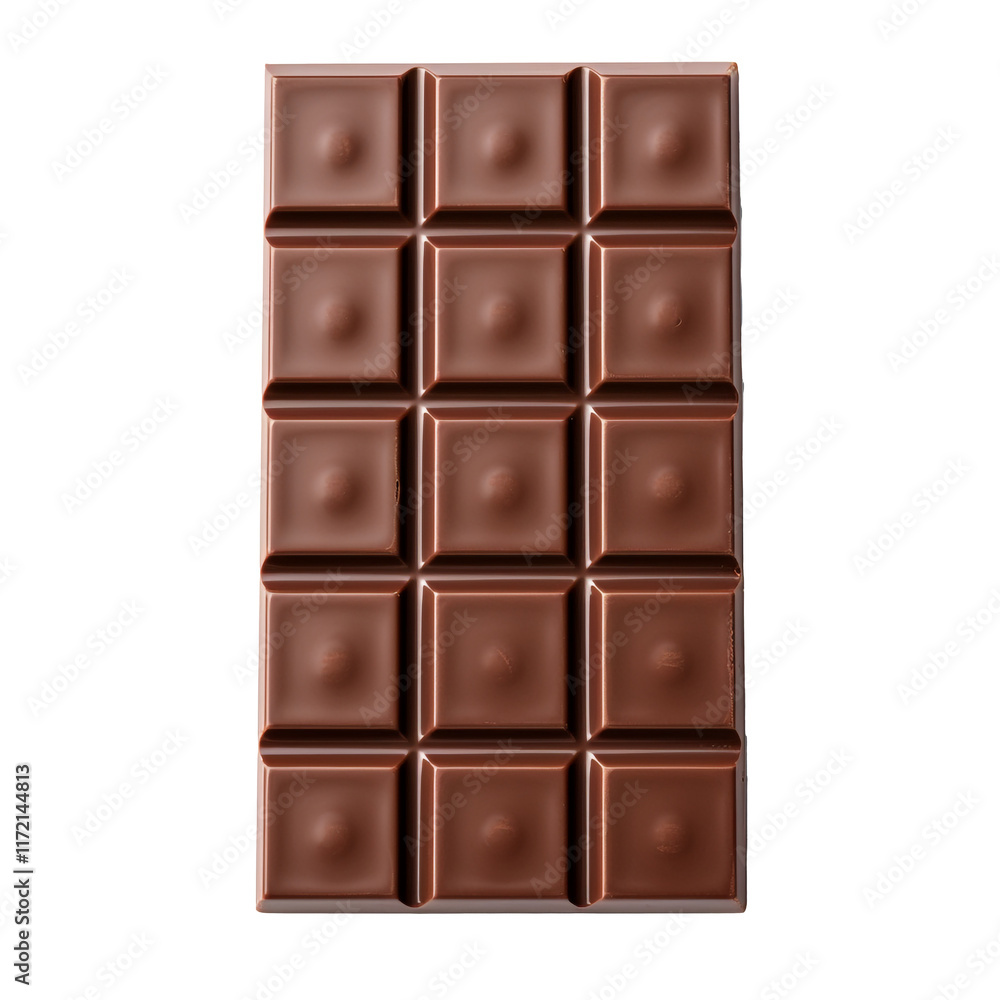 Fototapeta premium chocolate bar isolated transparent background