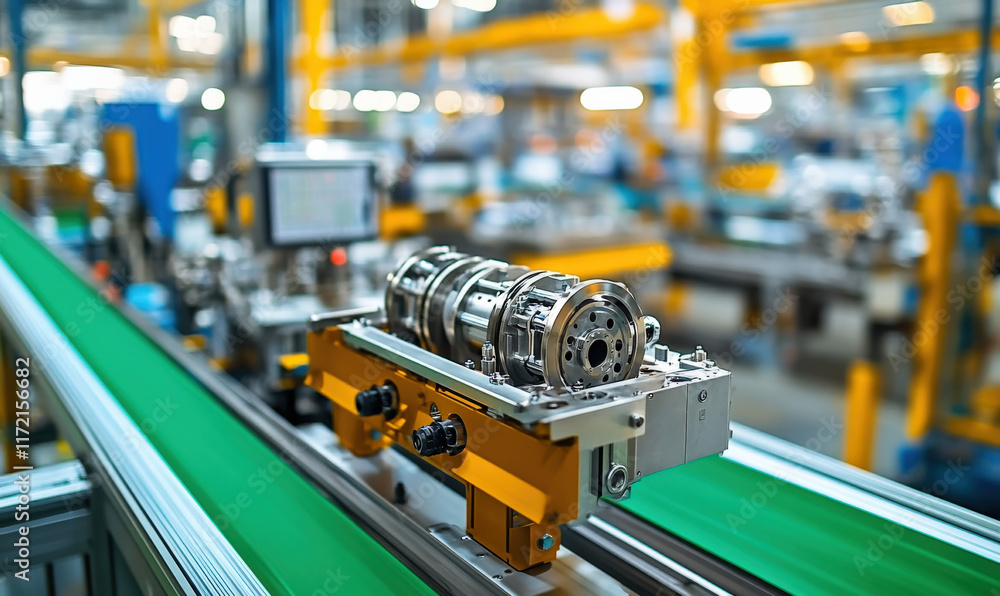 The production line in modern factories The production line in modern factories