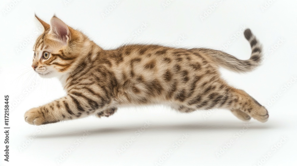 Adorable Kitten in Motion Adorable Kitten in Motion