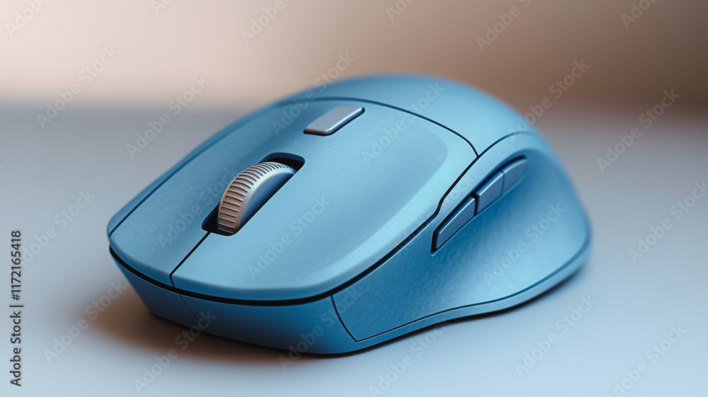 Blue Wireless Mouse: A sleek, modern wireless mouse in a calming blue hue, poised for precise control and effortless navigation. Ideal for productivity and comfort. Blue Wireless Mouse: A sleek, modern wireless mouse in a calming blue hue, poised for precise control and effortless navigation. Ideal for productivity and comfort.