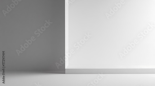 Wallpaper Mural Minimalist Abstract Grey and White Room Design Torontodigital.ca