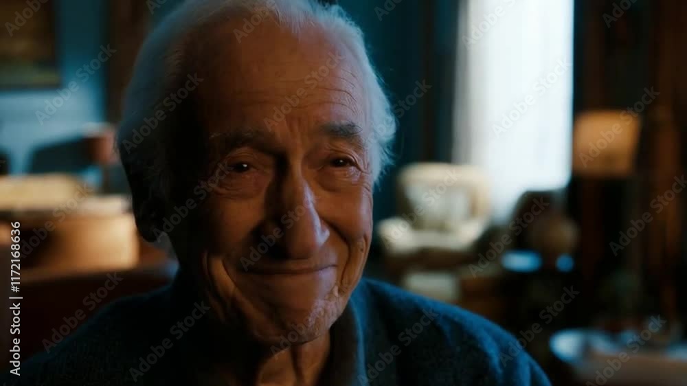 the process of changing an old man's expression from a sad facial expression to a happy smiling facial expression the process of changing an old man's expression from a sad facial expression to a happy smiling facial expression