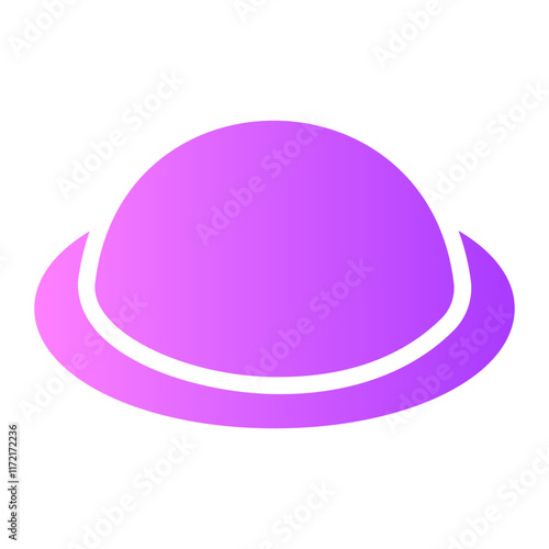 diaphragm gradient icon