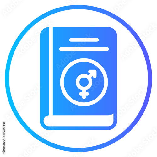 sex education gradient icon