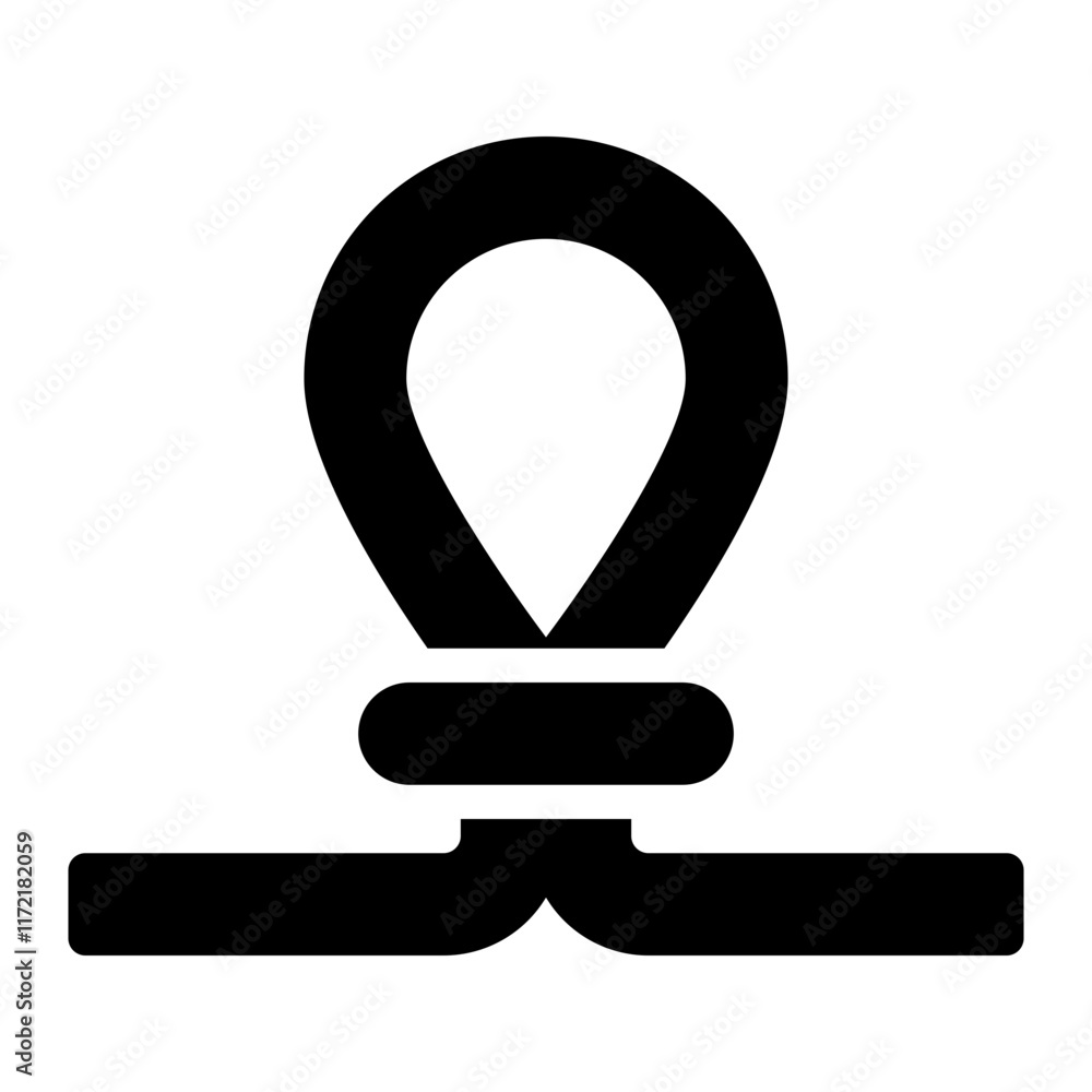 tubal ligation glyph icon tubal ligation glyph icon