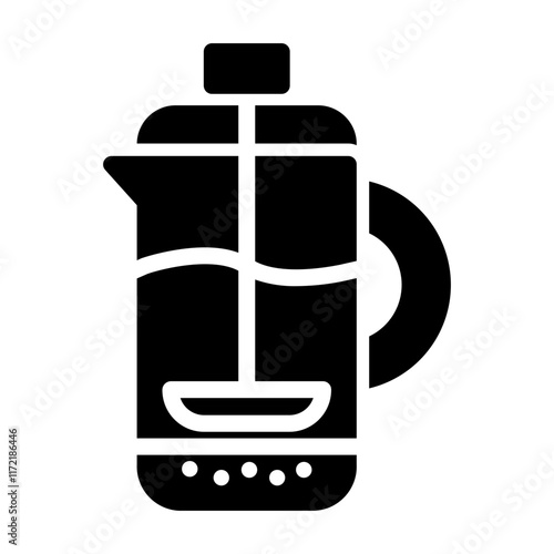 French press Solid icon