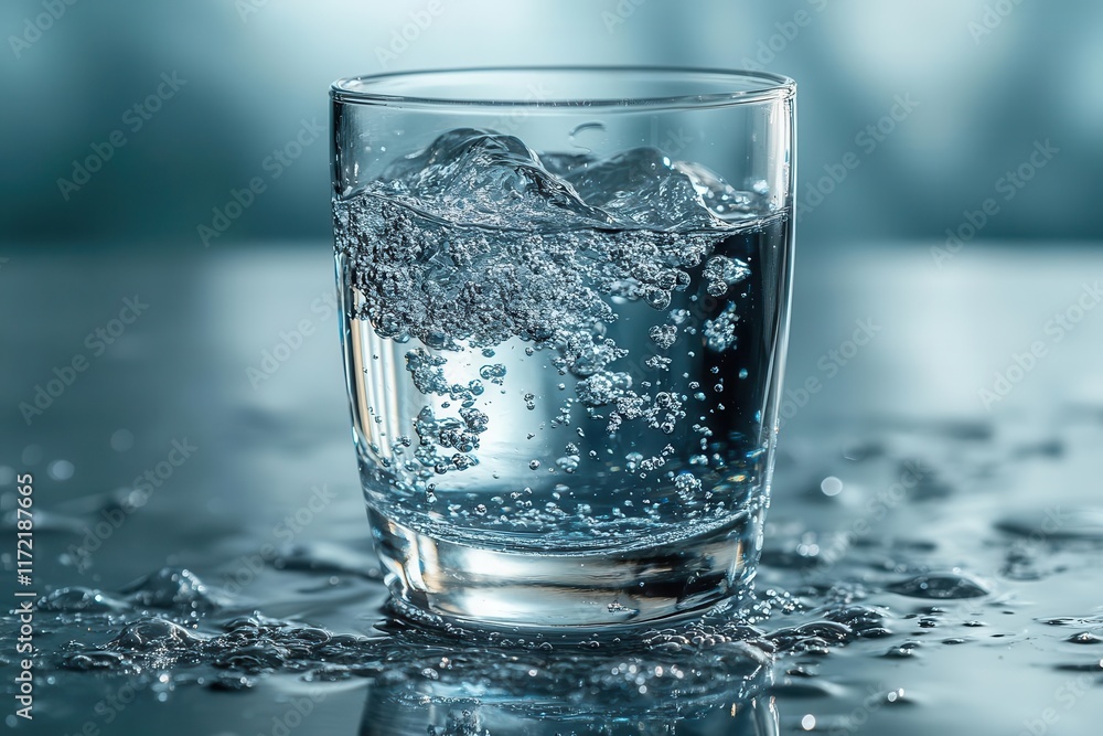 glass of water elegantly isolated on a stark white background showcasing clarity and purity symbolizing hydration and freshness ideal for health and wellness themes in visual content glass of water elegantly isolated on a stark white background showcasing clarity and purity symbolizing hydration and freshness ideal for health and wellness themes in visual content