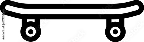 Skateboard Line Icon