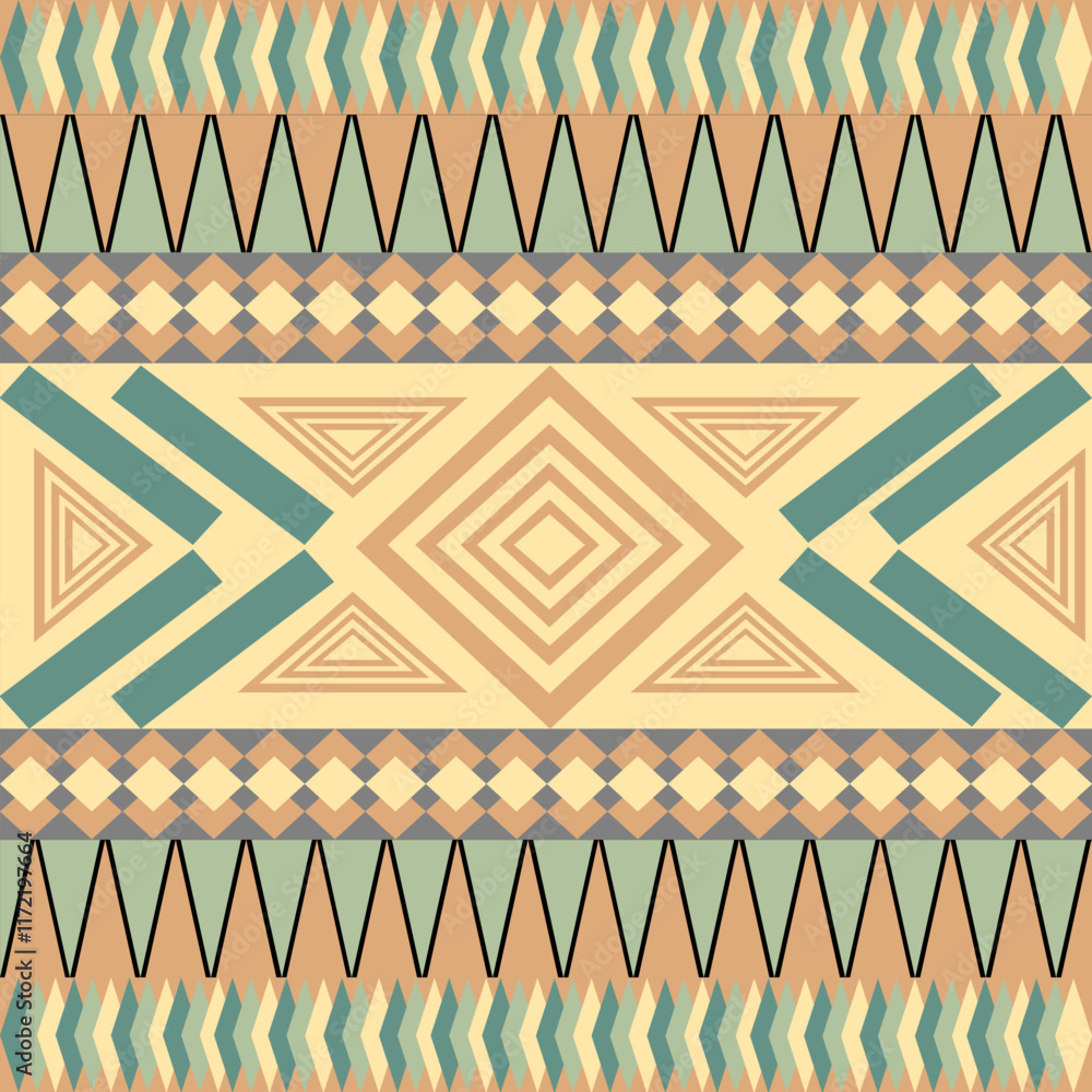 1. Seamless Ethnic Pattern Texture. Navajo Geometric Print, Rustic Decorative Ornament. Abstract Geometric Pattern. Native American Pattern Ornament for the design of Clothing 1. Seamless Ethnic Pattern Texture. Navajo Geometric Print, Rustic Decorative Ornament. Abstract Geometric Pattern. Native American Pattern Ornament for the design of Clothing