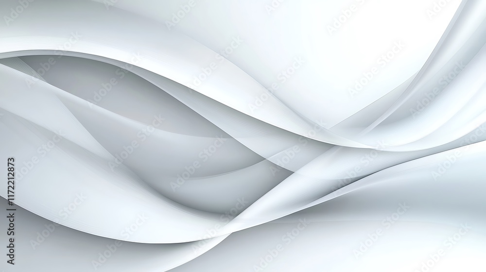 Abstract Grey White Swirling Wave Background Design Abstract Grey White Swirling Wave Background Design