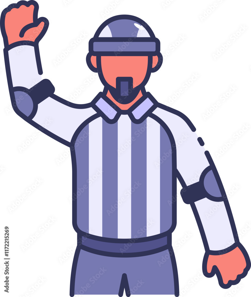 Referee Icon Illustrations