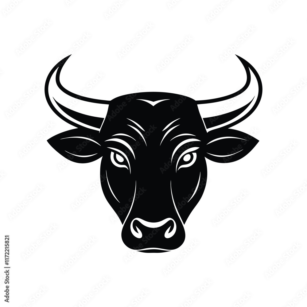 Naklejka premium bull head logo.eps