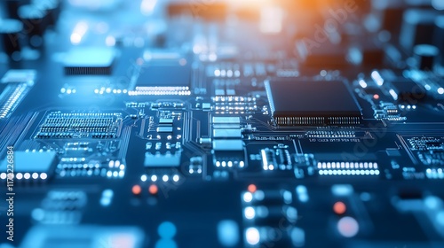 Circuit components meticulously arranged on a development board, showcasing innovation and precision in electronic engineering, where every element plays a crucial role in creating functional technolo