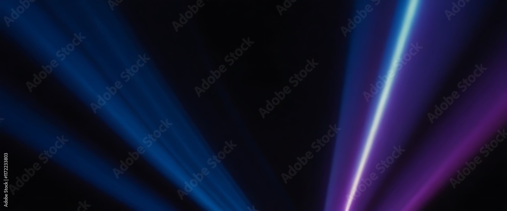 Fototapeta premium Abstract luxury glowing lines curved overlapping on dark blue background. background, many-coloured, design element, abstract, three-dimensional, communicate, 