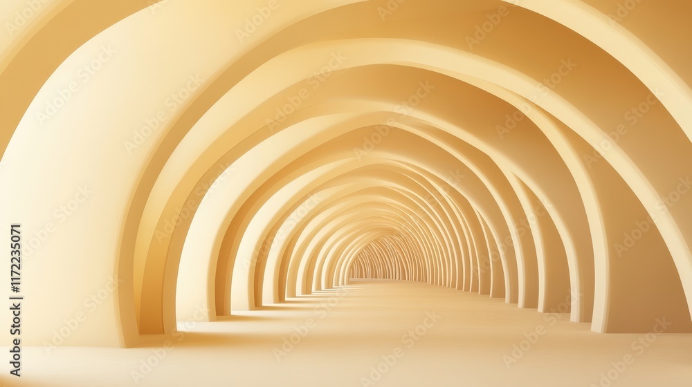 Fototapeta premium Infinite Twisting Tunnel with Radiant Gradients