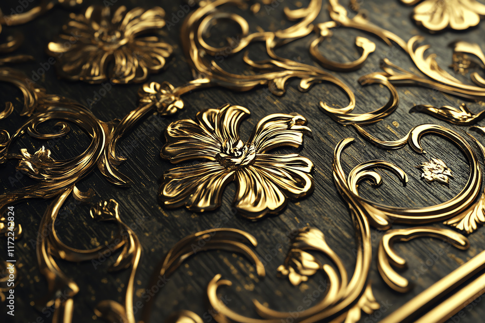 Luxe Gold Foil Texture Patterns background wallpaper Luxe Gold Foil Texture Patterns background wallpaper