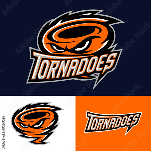 Tornadoes Mascot Sports Logo Vector