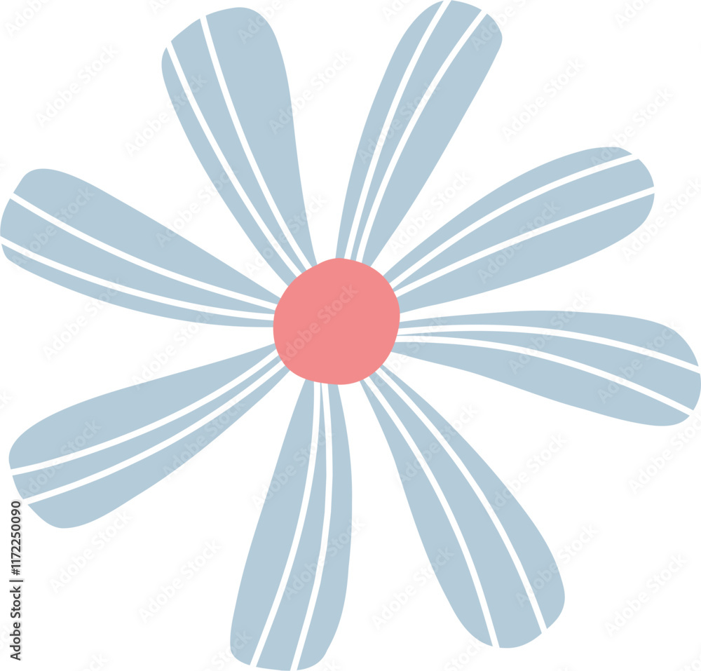 Cute flower doodle vector for decoration Cute flower doodle vector for decoration