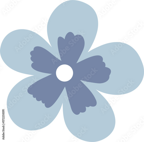 Cute flower doodle vector for decoration