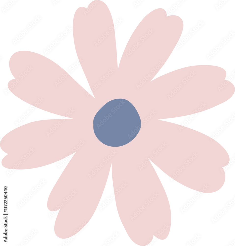Cute flower doodle vector for decoration Cute flower doodle vector for decoration