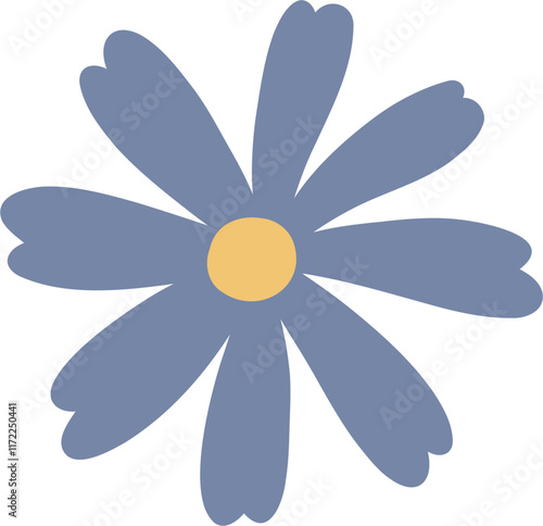 Cute flower doodle vector for decoration