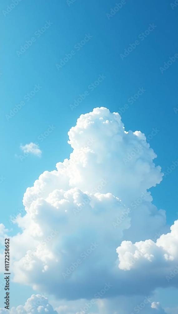 White clouds in a soft focus against the clear blue sky, sky, light White clouds in a soft focus against the clear blue sky, sky, light
