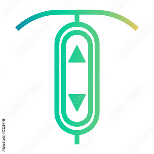 scrolling Line Gradient Icon