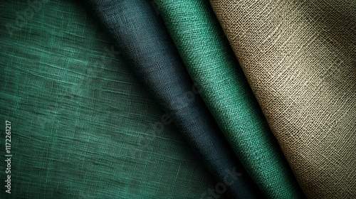 Minimalist linen fabric background with a smooth surface and soft texture, perfect for clean and organic visuals, book illustration style