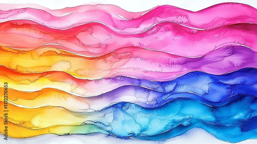 Abstract Alcohol Ink Waves of Color Abstract Alcohol Ink Waves of Color