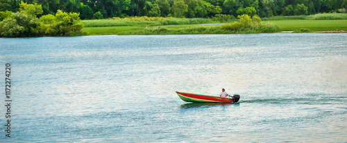 Pleasure Boating on the south Detroit River