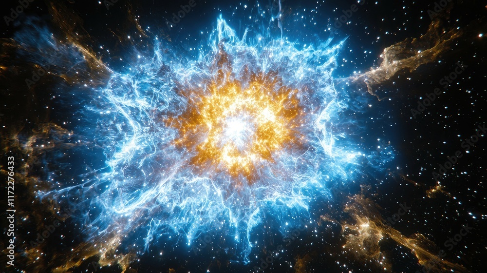 Fototapeta premium Cosmic Energy Explosion