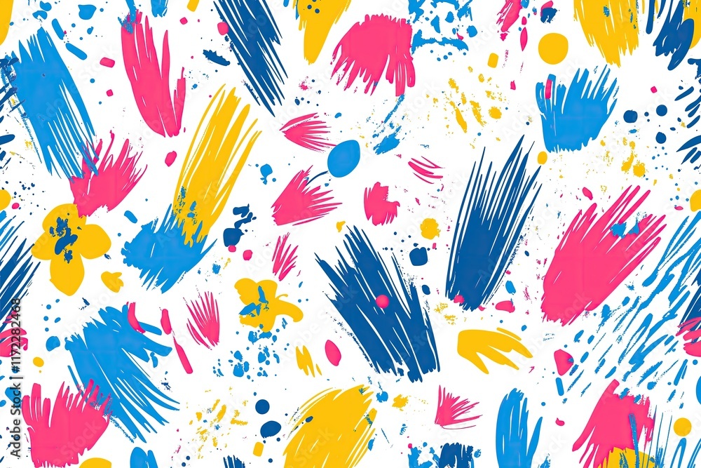 Colorful Wild Memphis Design Pattern Textile, Retro 90s 80s Abstract White Background, Funky Fun Vintage Wallpaper, Squiggles Doodle Backdrop Colorful Wild Memphis Design Pattern Textile, Retro 90s 80s Abstract White Background, Funky Fun Vintage Wallpaper, Squiggles Doodle Backdrop