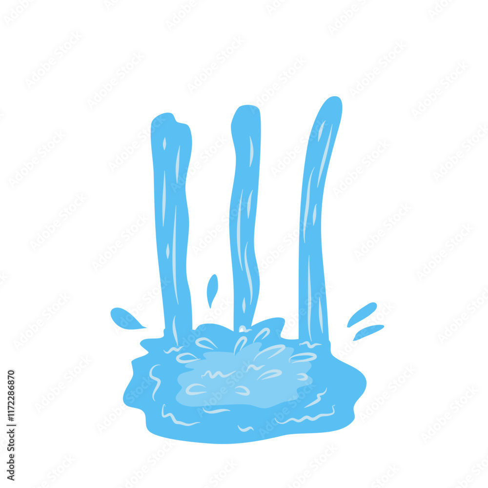 Waterfall vector Waterfall vector