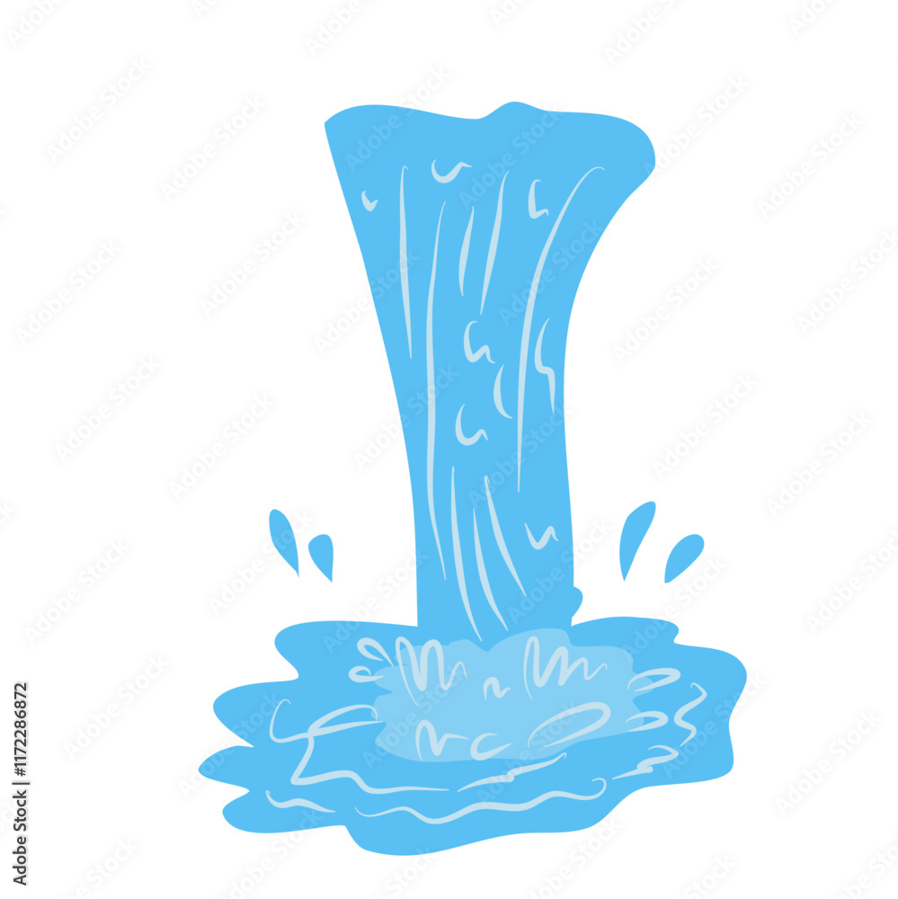 Waterfall vector Waterfall vector