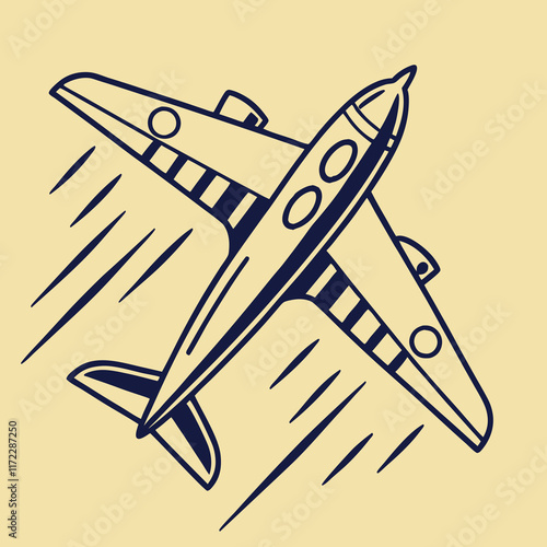 ✈️ Free Airplane Vector Download – Perfect for Digital Design & Printing!