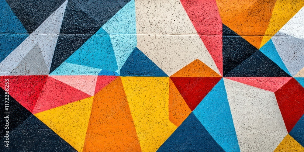 Abstract wall art featuring geometric patterns and vibrant colors. Abstract wall art featuring geometric patterns and vibrant colors.