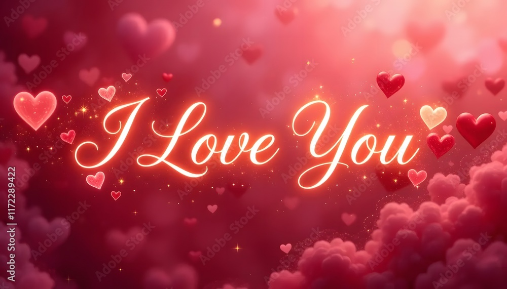Romantic Valentine's Day Greeting: I Love You Romantic Valentine's Day Greeting: I Love You