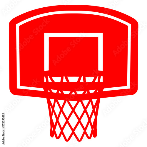 basketball Backboard silhouette vector illustrator