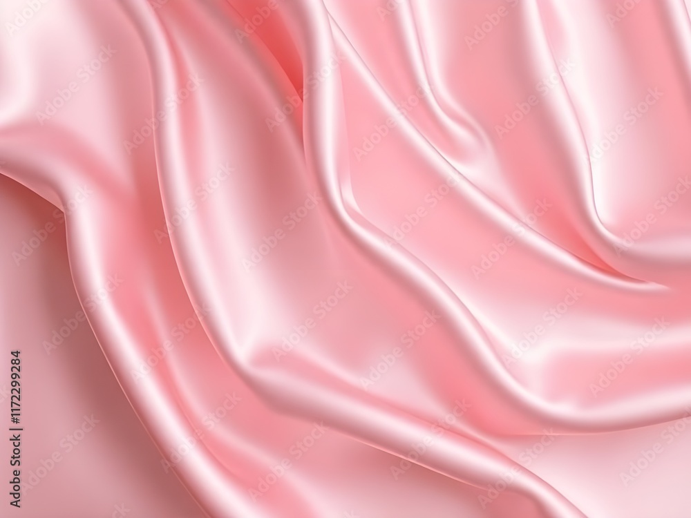 Obraz premium texture of the satin fabric of pink color for the background