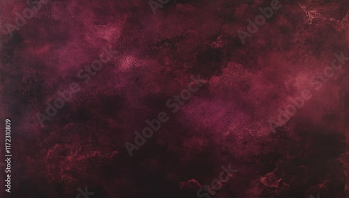 Dark red smoky cloudscape texture background.